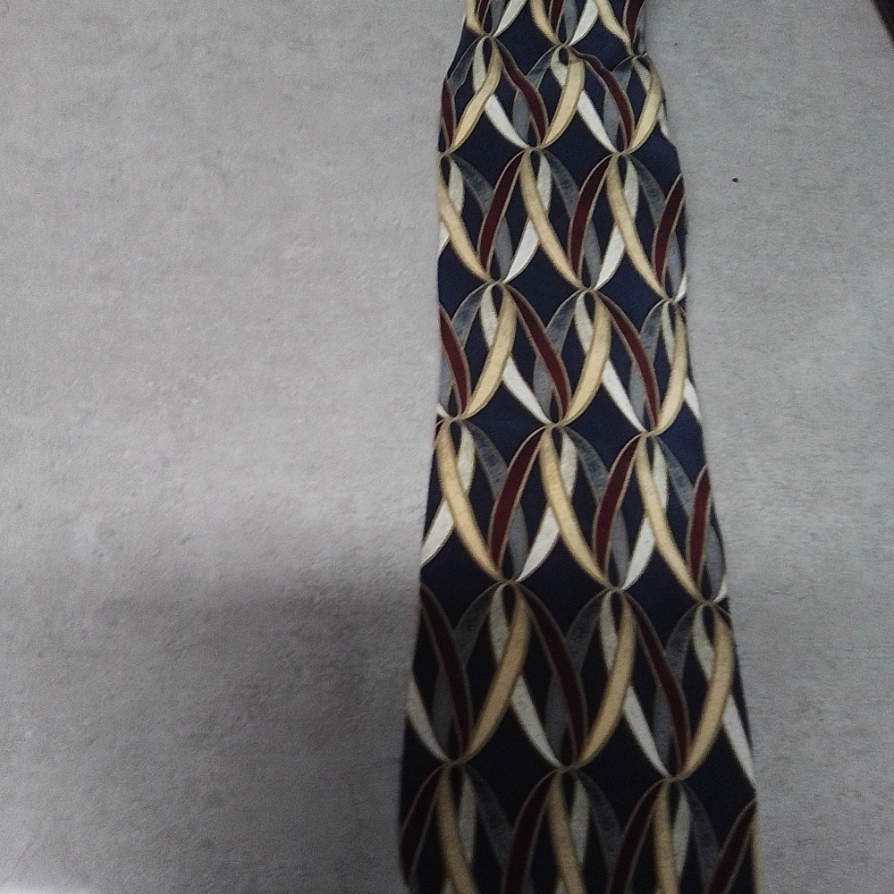 Silk Necktie Bill Blass Black label Collection